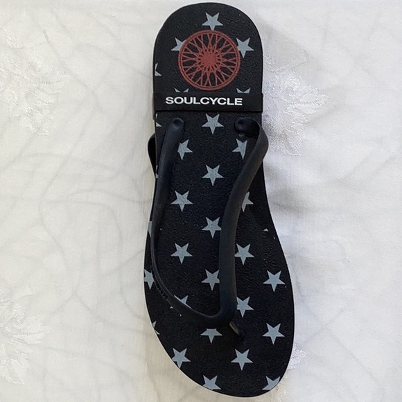 SoulCycle Stars and Wheel Flip Flops - Picture 2 of 10